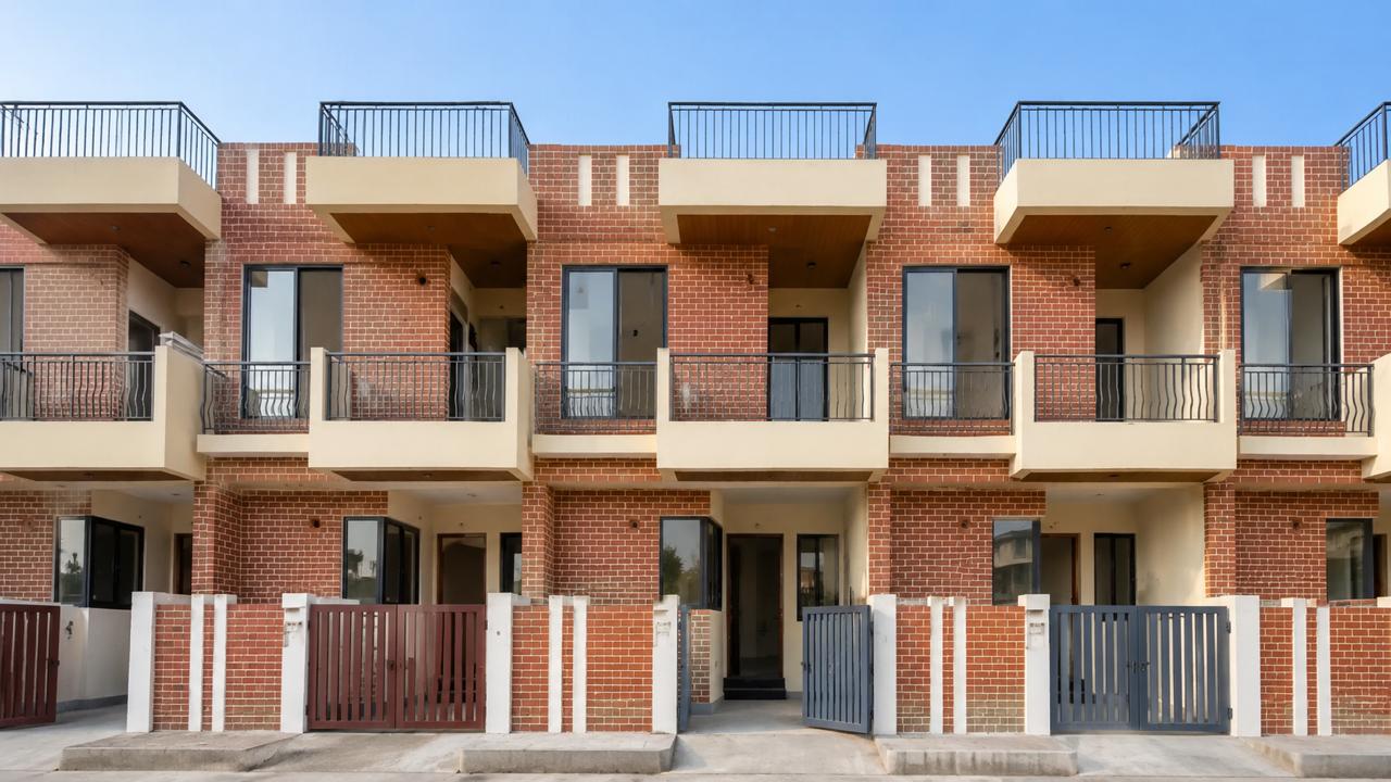 Elevation view of Jaipur luxury villas