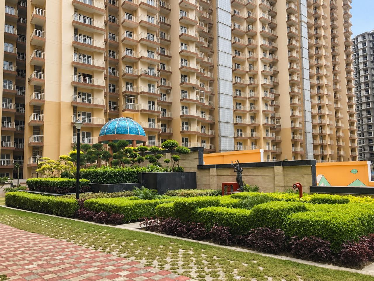 French Apartments courtyard and towers